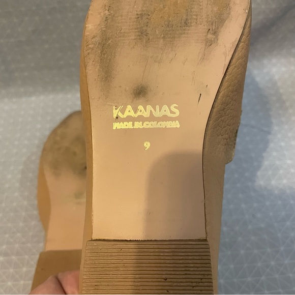 Kaanas Antwerp Color Block Pointed Toe Mules 9 - Picture 6 of 6